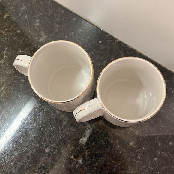 Vintage Kellogg's Kids Norman Rockwell Corn Flakes Mugs - Set of Two - Picture 3 of 8